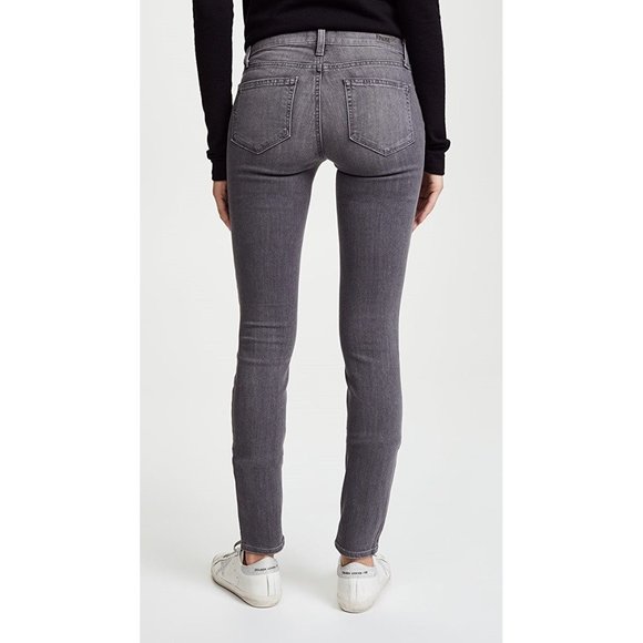 Paige Womens Verdugo Ultra Skinny Jeans Silvie Gray Mid Rise size 30 - Picture 2 of 11